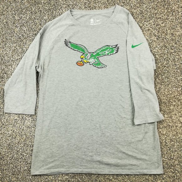Nike Other - Philadelphia Eagles T-Shirt Nike Vintage Logo 3/4 Sleeve Mens Large